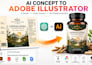 convert ai packaging design into print ready box and label files